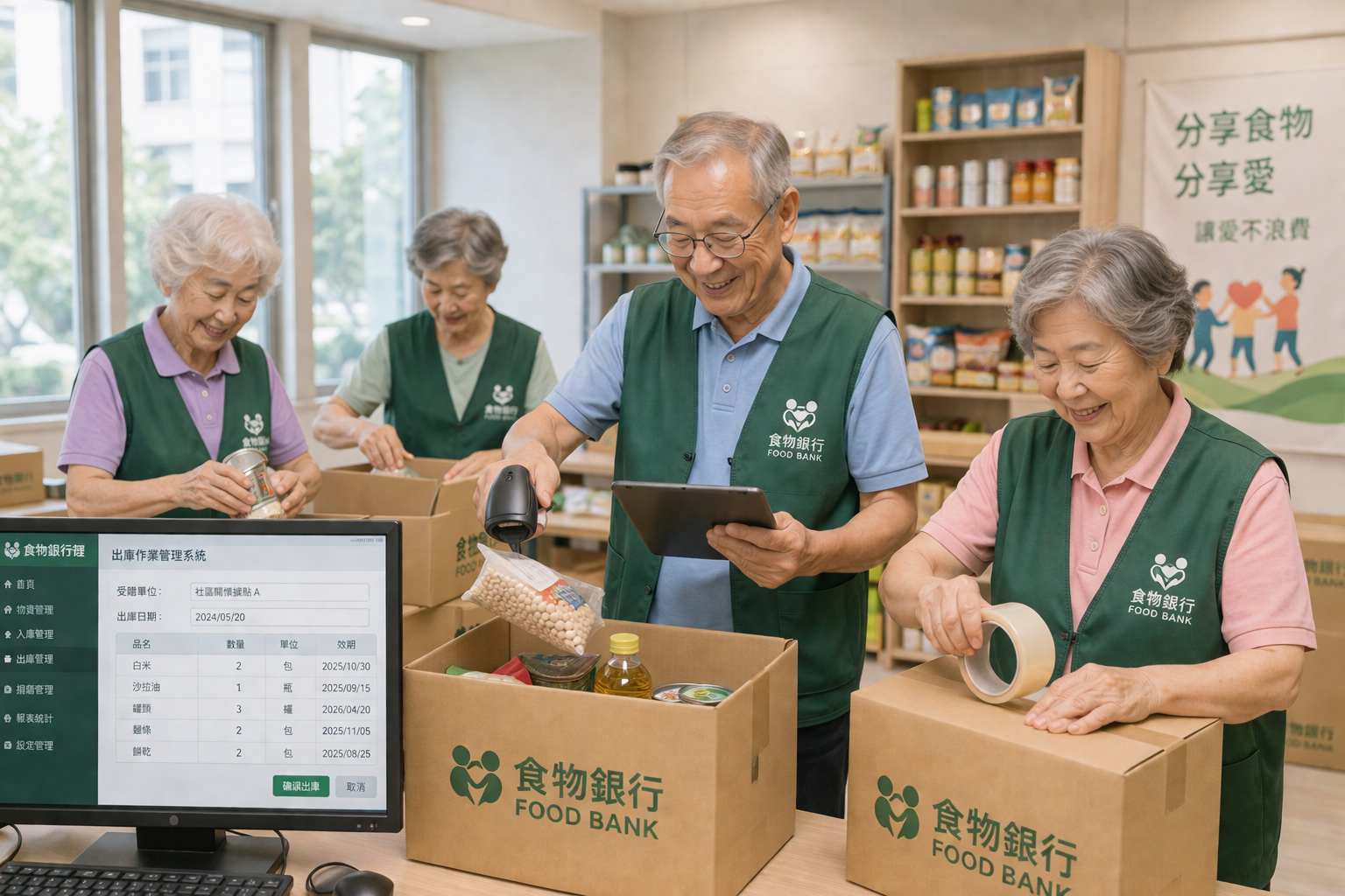 食物銀行數位管家